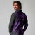 New Zealand Rugby Pacific Personalised Long Sleeve Polo Shirt All Purple Maori Pasifika Fern Pattern