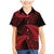 New Zealand Rugby Pacific Personalised Family Matching Mermaid Dress and Hawaiian Shirt All Red Maori Pasifika Fern Pattern
