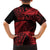 New Zealand Rugby Pacific Personalised Family Matching Summer Maxi Dress and Hawaiian Shirt All Red Maori Pasifika Fern Pattern