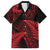 New Zealand Rugby Pacific Personalised Hawaiian Shirt All Red Maori Pasifika Fern Pattern