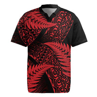 New Zealand Rugby Pacific Personalised Rugby Jersey All Red Maori Pasifika Fern Pattern