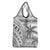 Custom Fiji Rugby Grocery Bag Polynesian Fijian Masi Palm Tree