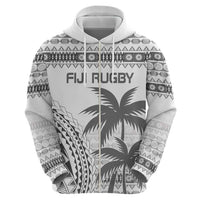 Custom Fiji Rugby Hoodie Polynesian Fijian Masi Palm Tree LT9 - Polynesian Pride