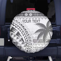 Custom Fiji Rugby Spare Tire Cover Polynesian Fijian Masi Palm Tree LT9 - Polynesian Pride