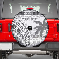 Custom Fiji Rugby Spare Tire Cover Polynesian Fijian Masi Palm Tree LT9 - Polynesian Pride