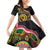 Vanuatu Personalised Family Matching Off Shoulder Short Dress and Hawaiian Shirt Aboriginal Dot Paitnting - Polynesian Pride