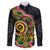 Vanuatu Personalised Family Matching Puletasi and Hawaiian Shirt Aboriginal Dot Paitnting - Polynesian Pride