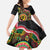 Vanuatu Personalised Family Matching Summer Maxi Dress and Hawaiian Shirt Aboriginal Dot Paitnting - Polynesian Pride