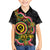 Vanuatu Personalised Family Matching Summer Maxi Dress and Hawaiian Shirt Aboriginal Dot Paitnting - Polynesian Pride