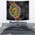 Vanuatu Personalised Tapestry Aboriginal Dot Paitnting - Polynesian Pride