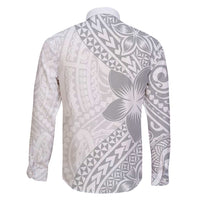 Lotu Tamaiti White Sunday Family Matching Mermaid Dress and Hawaiian Shirt Pacific Plumeria Flowers - White Version LT9 - Polynesian Pride