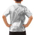 Lotu Tamaiti White Sunday Kid Hawaiian Shirt Pacific Plumeria Flowers - White Version