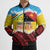 Personalised Torba PNG Forever Bomber Puffer Jacket Polynesian Sand Art - Polynesian Pride