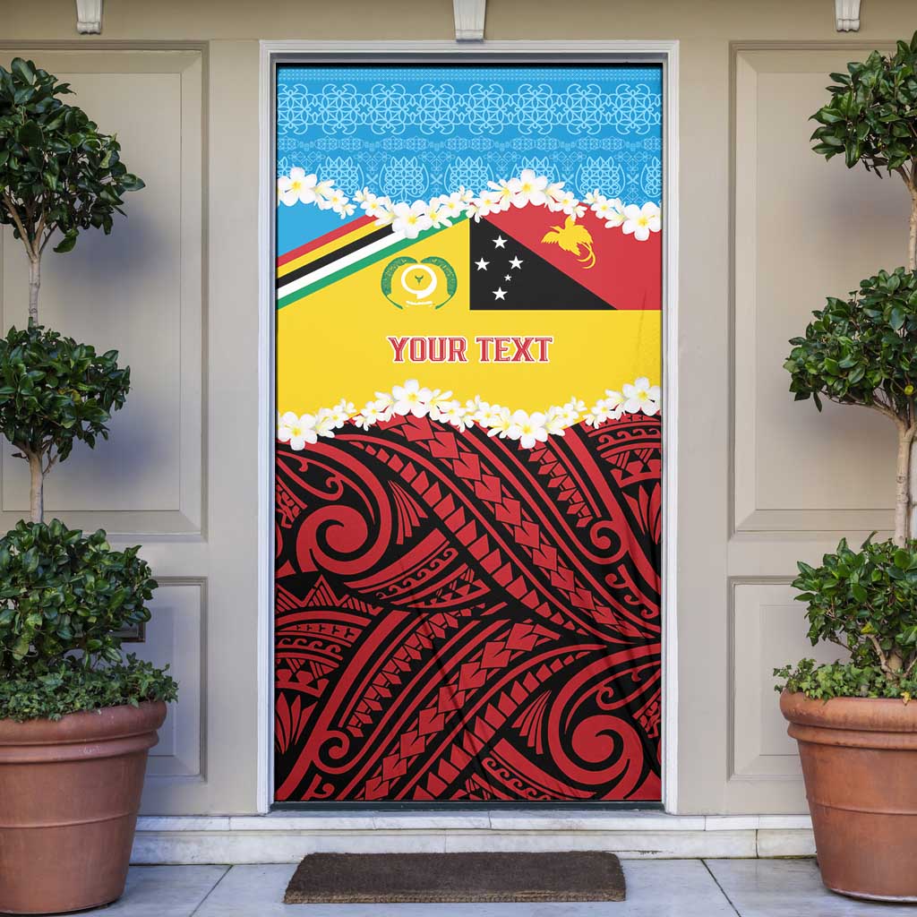 Personalised Torba PNG Forever Door Cover Polynesian Sand Art - Polynesian Pride