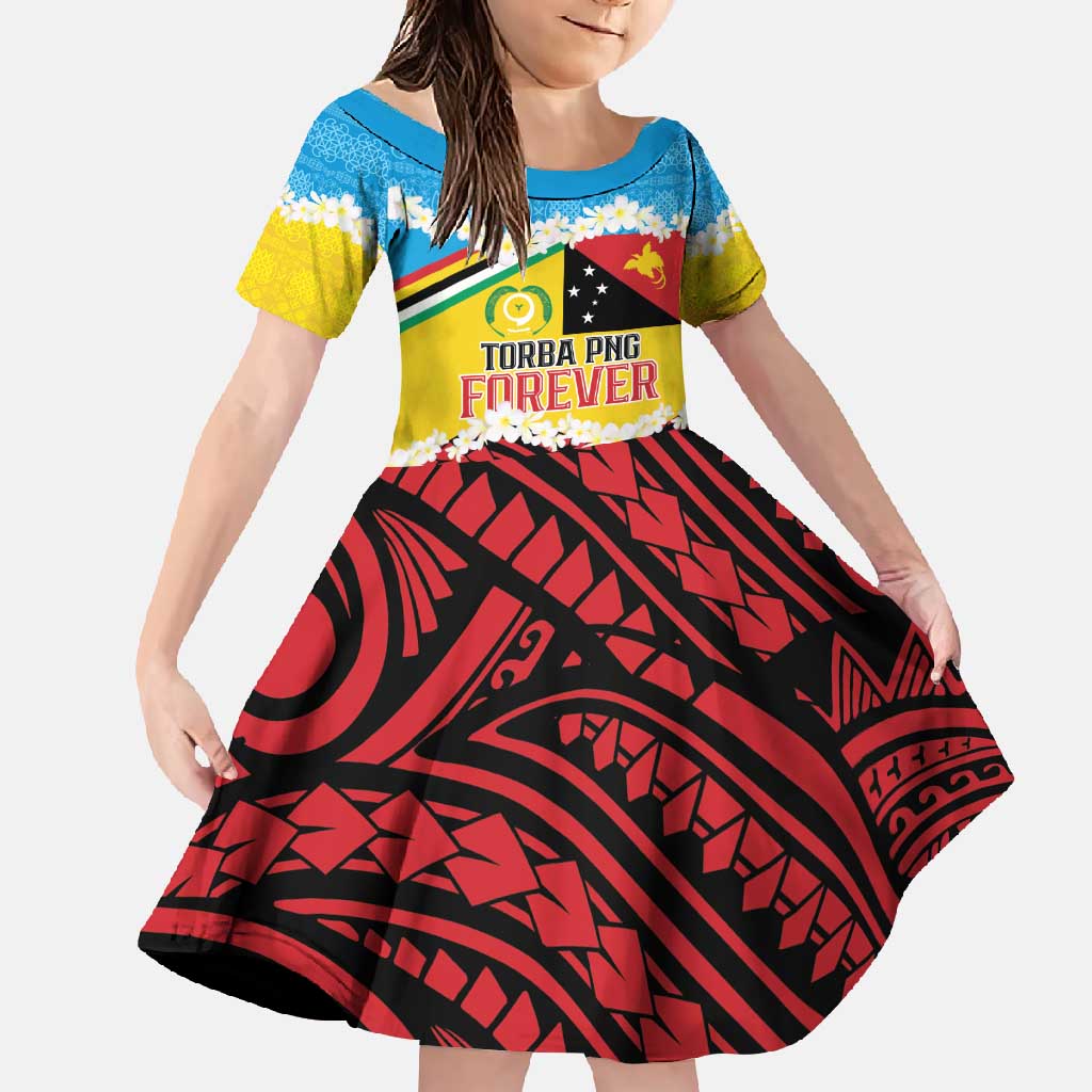 Personalised Torba PNG Forever Family Matching Mermaid Dress and Hawaiian Shirt Polynesian Sand Art - Polynesian Pride