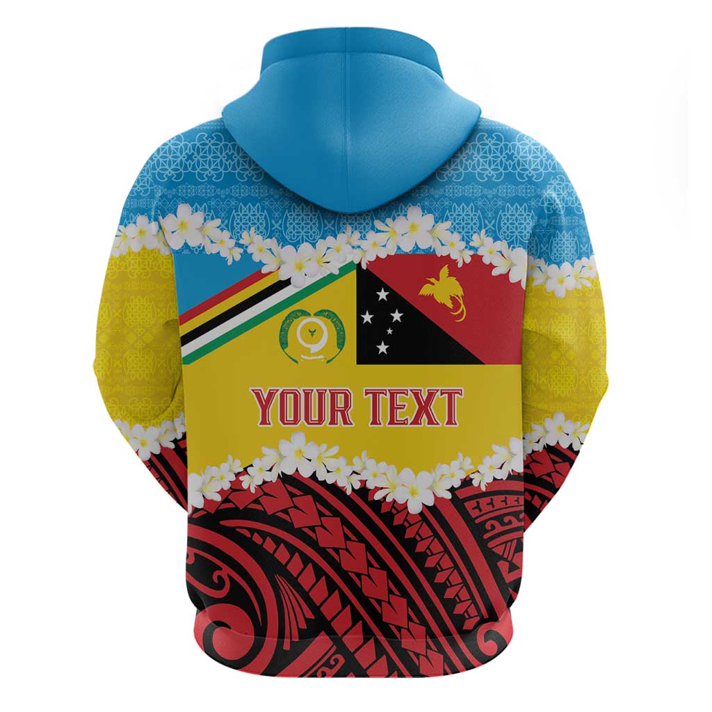 Personalised Torba PNG Forever Hoodie Polynesian Sand Art - Polynesian Pride