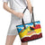 Torba PNG Forever Leather Tote Bag Polynesian Sand Art - Polynesian Pride