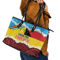 Torba PNG Forever Leather Tote Bag Polynesian Sand Art - Polynesian Pride