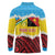 Personalised Torba PNG Forever Long Sleeve Polo Shirt Polynesian Sand Art - Polynesian Pride