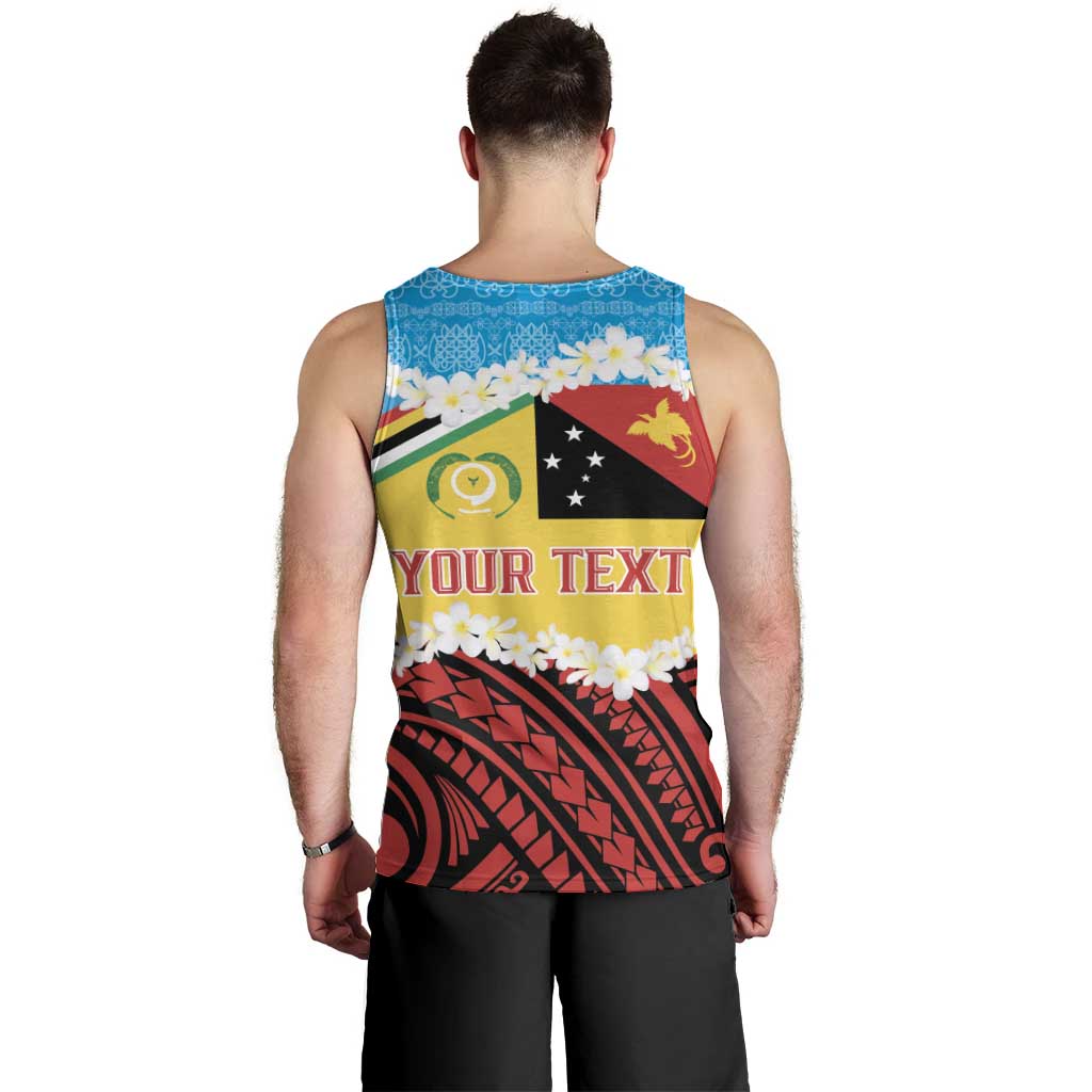 Personalised Torba PNG Forever Men Tank Top Polynesian Sand Art - Polynesian Pride