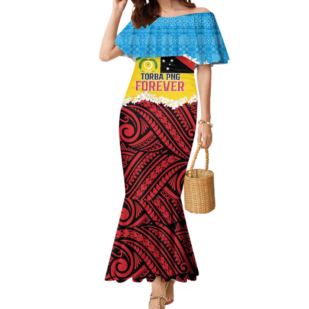 Personalised Torba PNG Forever Mermaid Dress Polynesian Sand Art - Polynesian Pride