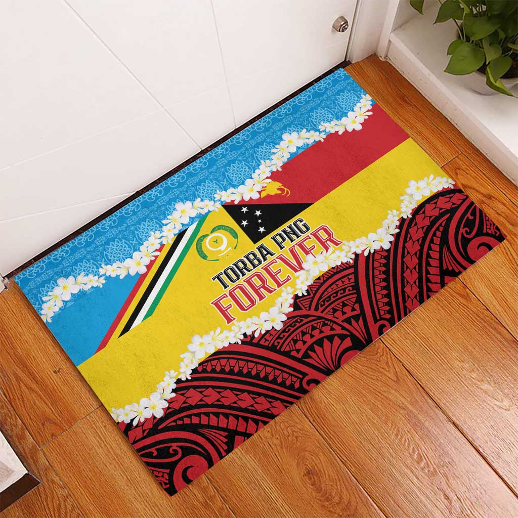 Torba PNG Forever Rubber Doormat Polynesian Sand Art - Polynesian Pride