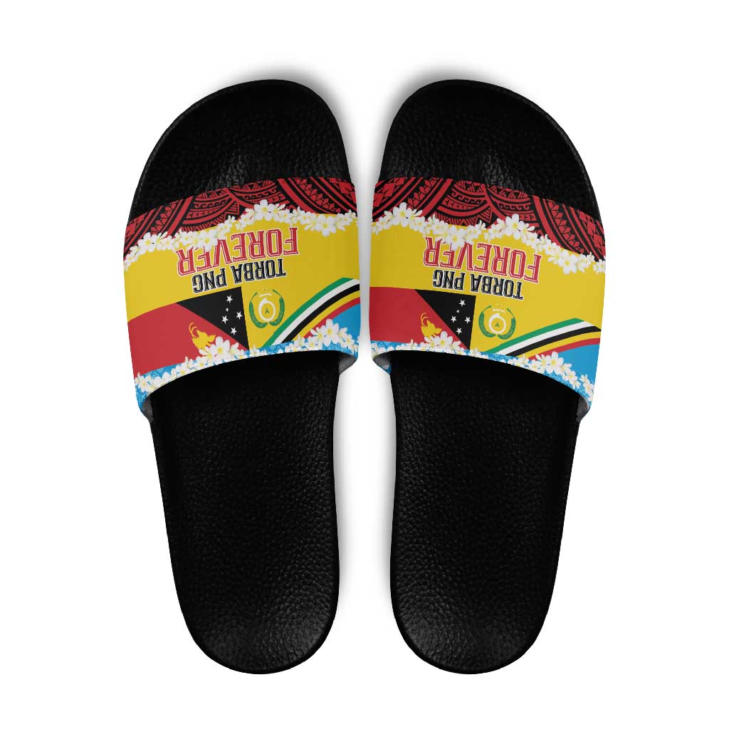 Torba PNG Forever Slide Sandals Polynesian Sand Art - Polynesian Pride