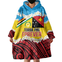 Personalised Torba PNG Forever Wearable Blanket Hoodie Polynesian Sand Art - Polynesian Pride