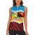 Personalised Torba PNG Forever Women Sleeveless Polo Shirt Polynesian Sand Art - Polynesian Pride