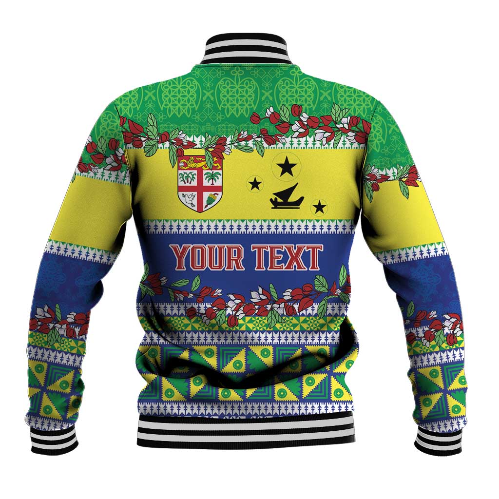 Personalised Malampa Fiji Forever Baseball Jacket Tagimoucia Polynesian Sand Drawing - Polynesian Pride