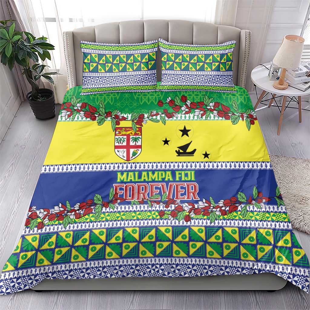 Malampa Fiji Forever Bedding Set Tagimoucia Polynesian Sand Drawing - Polynesian Pride