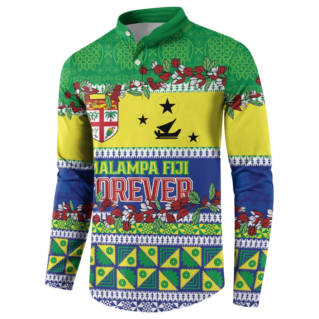 Personalised Malampa Fiji Forever Button Sweatshirt Tagimoucia Polynesian Sand Drawing - Polynesian Pride