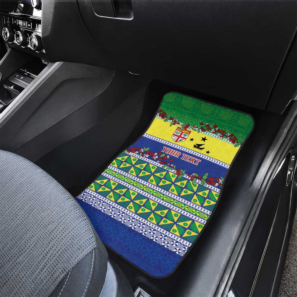 Personalised Malampa Fiji Forever Car Mats Tagimoucia Polynesian Sand Drawing - Polynesian Pride