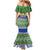 Personalised Malampa Fiji Forever Family Matching Mermaid Dress and Hawaiian Shirt Tagimoucia Polynesian Sand Drawing - Polynesian Pride