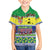 Personalised Malampa Fiji Forever Family Matching Off The Shoulder Long Sleeve Dress and Hawaiian Shirt Tagimoucia Polynesian Sand Drawing - Polynesian Pride