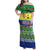 Personalised Malampa Fiji Forever Family Matching Off Shoulder Maxi Dress and Hawaiian Shirt Tagimoucia Polynesian Sand Drawing - Polynesian Pride
