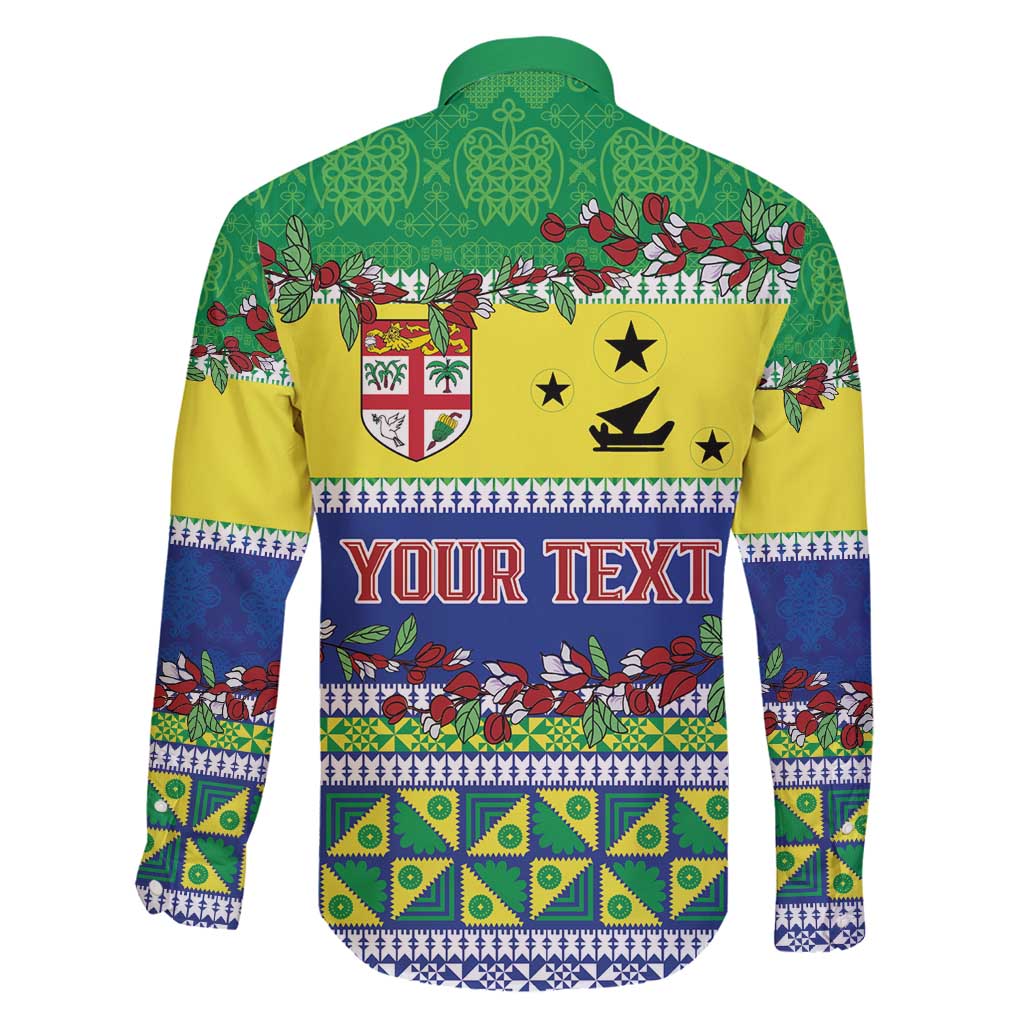 Personalised Malampa Fiji Forever Family Matching Summer Maxi Dress and Hawaiian Shirt Tagimoucia Polynesian Sand Drawing - Polynesian Pride