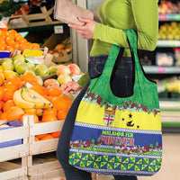 Malampa Fiji Forever Grocery Bag Tagimoucia Polynesian Sand Drawing - Polynesian Pride