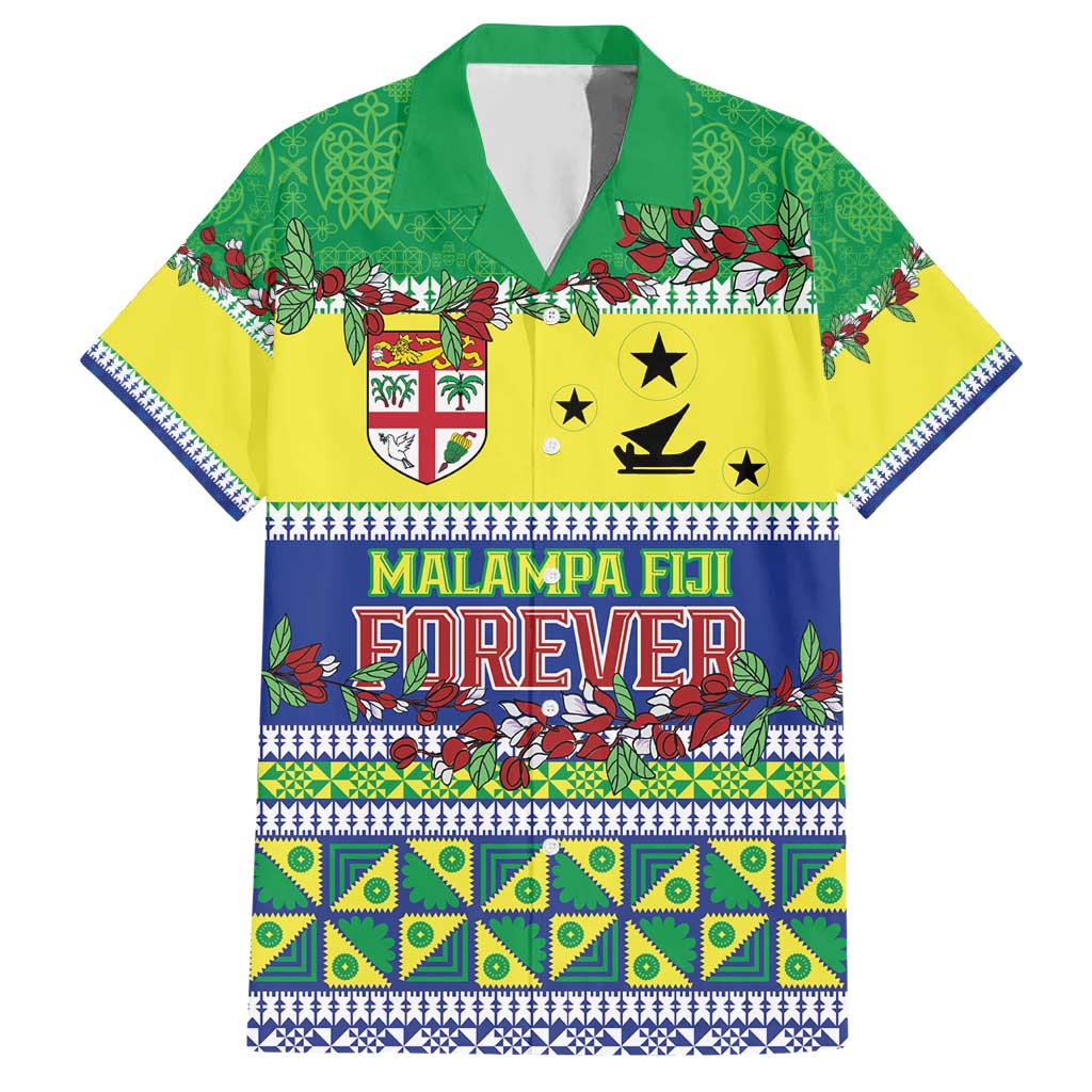 Personalised Malampa Fiji Forever Hawaiian Shirt Tagimoucia Polynesian Sand Drawing - Polynesian Pride