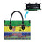 Malampa Fiji Forever Leather Bag Tagimoucia Polynesian Sand Drawing - Polynesian Pride