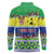 Personalised Malampa Fiji Forever Long Sleeve Polo Shirt Tagimoucia Polynesian Sand Drawing - Polynesian Pride