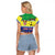 Personalised Malampa Fiji Forever Raglan Cropped T Shirt Tagimoucia Polynesian Sand Drawing - Polynesian Pride