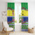 Malampa Fiji Forever Window Curtain Tagimoucia Polynesian Sand Drawing - Polynesian Pride