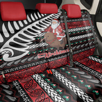 New Zealand Kiwi Santa Christmas Back Car Seat Cover He Wairua Kirihimete - Polynesian Pride