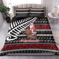 New Zealand Kiwi Santa Christmas Bedding Set He Wairua Kirihimete - Polynesian Pride