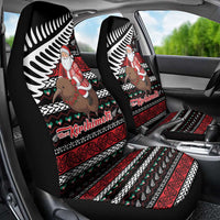 New Zealand Kiwi Santa Christmas Car Seat Cover He Wairua Kirihimete - Polynesian Pride