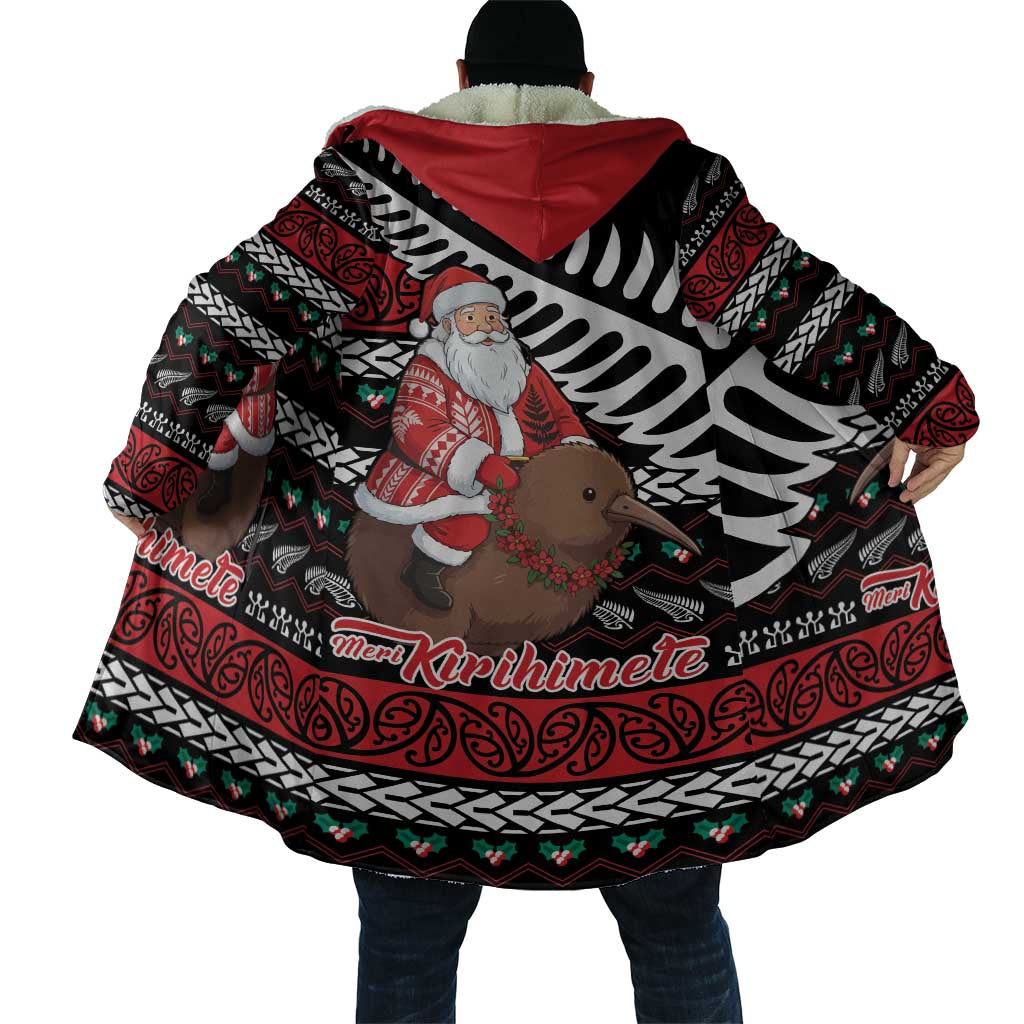 New Zealand Kiwi Santa Christmas Cloak He Wairua Kirihimete - Polynesian Pride
