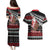 New Zealand Kiwi Santa Christmas Couples Matching Puletasi and Hawaiian Shirt He Wairua Kirihimete - Polynesian Pride