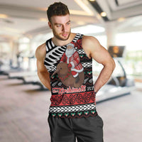 New Zealand Kiwi Santa Christmas Men Tank Top He Wairua Kirihimete - Polynesian Pride