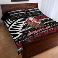 New Zealand Kiwi Santa Christmas Quilt Bed Set He Wairua Kirihimete - Polynesian Pride
